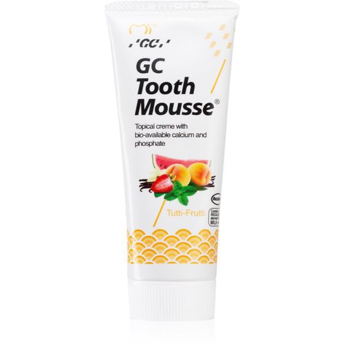 Tooth Mousse crema rimineralizzante protettiva per denti sensibili senza fluoro aroma Tutti Frutti 35 ml - GC - Modalova