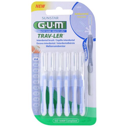 Trav-Ler Interdental scovolini interdentali 0,6 mm 6 pz - G.U.M - Modalova