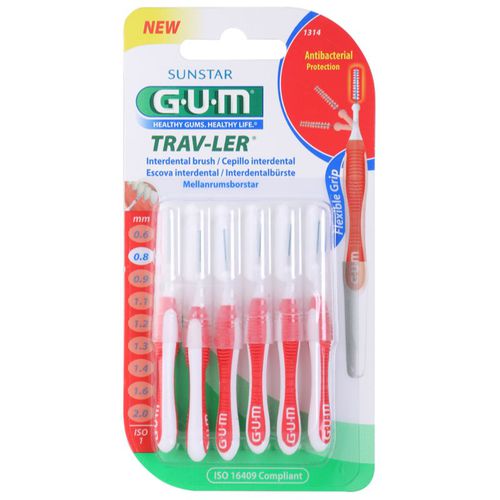 Trav-Ler Interdental cepillos interdentales 0,8 mm 6 ud - G.U.M - Modalova