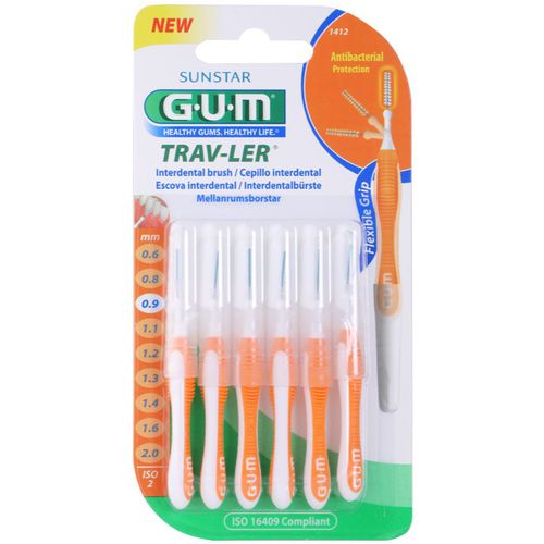 Trav-Ler Interdental cepillos interdentales 0,9 mm 6 ud - G.U.M - Modalova