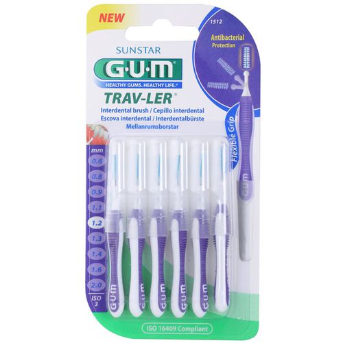 Trav-Ler Interdental cepillos interdentales 1,2 mm 6 ud - G.U.M - Modalova