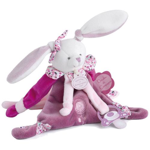 Gift Set Bunny with Soother Clip giocattolo di pelouche con chiusura a scatto 1 pz - Doudou - Modalova