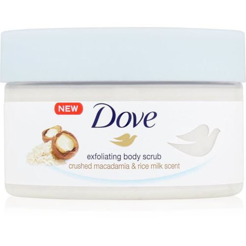 Exfoliating Body Scrub Crushed Macadamia & Rice Milk exfoliante corporal nutritivo 225 ml - Dove - Modalova