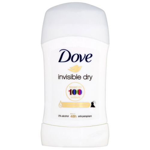 Invisible Dry Antiperspirant Antitranspirant-Stick gegen weiße Flecken 48 Std. 40 ml - Dove - Modalova