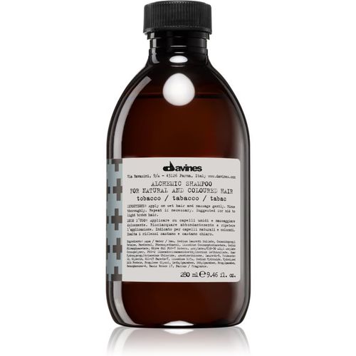 Alchemic Shampoo Tobacco champú hidratante para resaltar el color del cabello 280 ml - Davines - Modalova