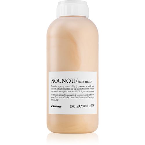 NouNou mascarilla nutritiva para cabello dañado, químicamente tratado 1000 ml - Davines - Modalova