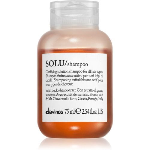 Essential Haircare SOLU Shampoo shampoo di pulizia profonda con effetto rinfrescante 75 ml - Davines - Modalova