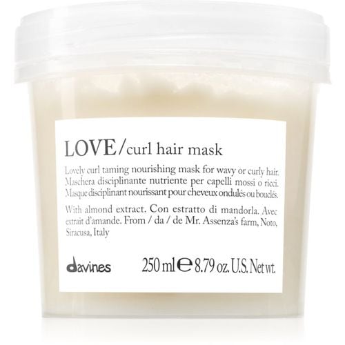 Love Curl Hair Mask Mascarilla de nutrición intensa para cabello rizado 250 ml - Davines - Modalova