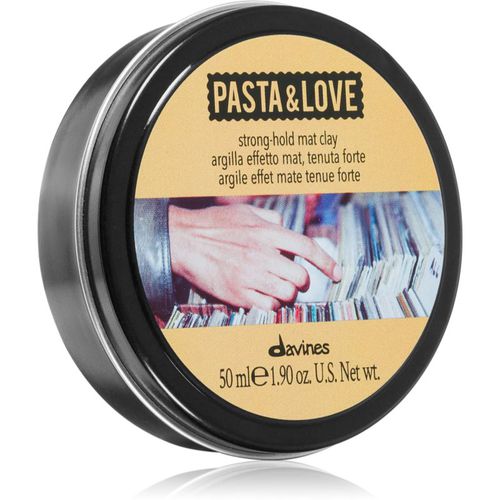 Pasta & Love Strong-Hold Mat Clay arcilla para dar definición al cabello acabado mate 50 ml - Davines - Modalova