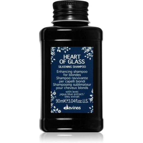 Heart of Glass Silkening Shampoo champú limpiador suave para cabello rubio 90 ml - Davines - Modalova