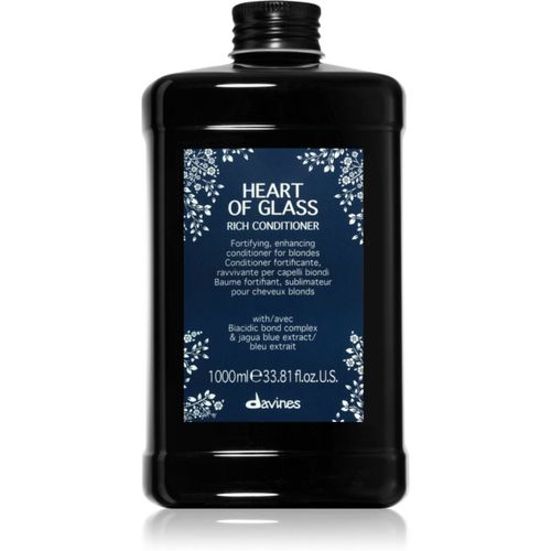 Heart of Glass Rich Conditioner acondicionador fortificante para cabello rubio 1000 ml - Davines - Modalova