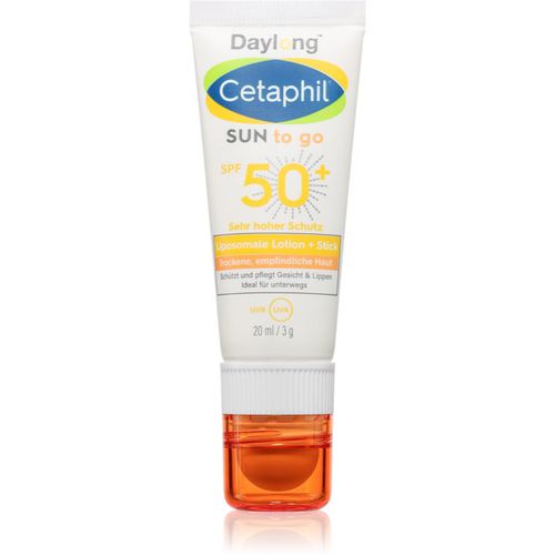 Cetaphil SUN To go crema abbronzante in stick per pelli sensibili SPF 50+ 20 ml - Daylong - Modalova