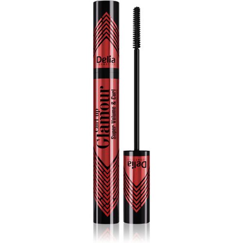 Glamour mascara per ciglia allungate, curve e voluminose colore Black 11 ml - Delia Cosmetics - Modalova