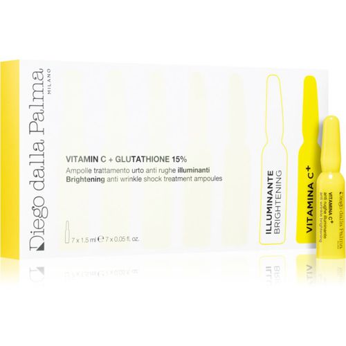 Vitamin C + Glutathione 15% Ampulle gegen Falten und dunkle Flecken 7x1,5 ml - Diego dalla Palma - Modalova