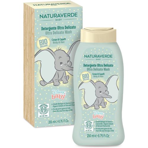 Naturaverde Baby Ultra Delicate Wash gel de ducha y champú 2en1 para bebé lactante 200 ml - Disney - Modalova