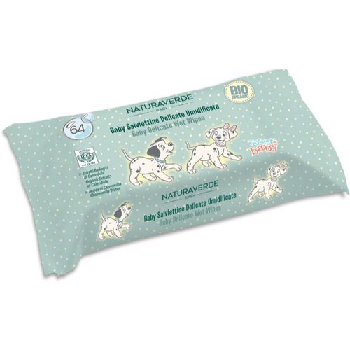 Naturaverde Baby Delicate Wet Wipes toallitas húmedas para niños 64 ud - Disney - Modalova