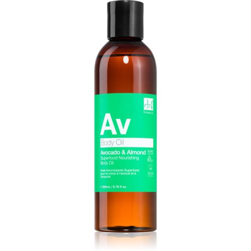 Avocado & Almond aceite corporal nutritivo 200 ml - Dr Botanicals - Modalova