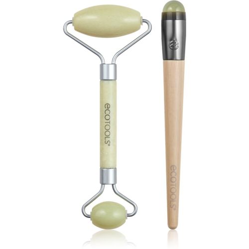 Jade Duo rullo per massaggi per il viso e attrezzi per i massaggi per il contorno occhi 1 pz - EcoTools - Modalova