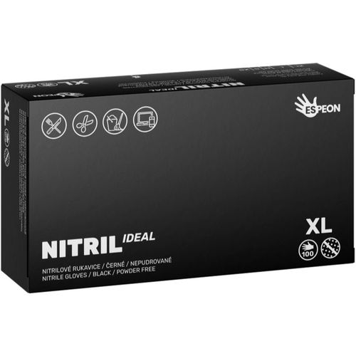 Nitril Ideal Black guantes de nitrilo sin talco tamaño XL 100 ud - Espeon - Modalova