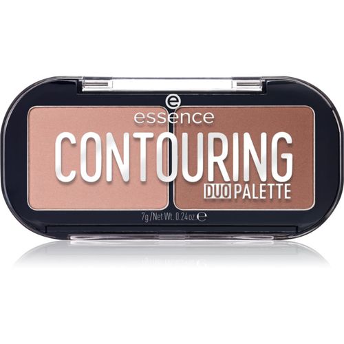 CONTOURING DUO PALETTE paleta para contorno de rostro tono 10 lighter skin 7 g - essence - Modalova