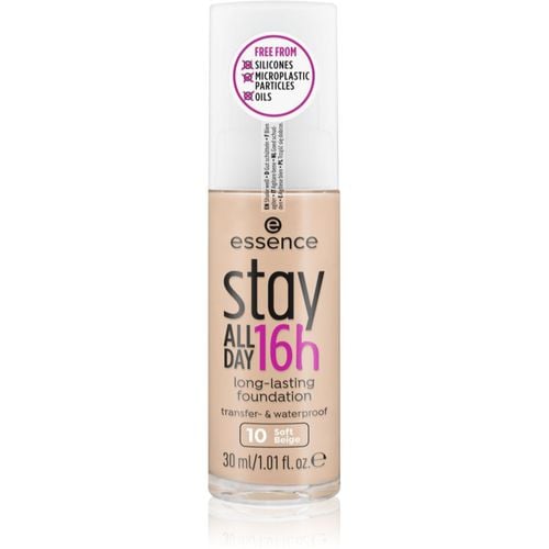 Stay ALL DAY 16h fondotinta waterproof colore 10 Soft Beige 30 ml - essence - Modalova