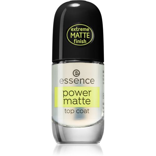 Power Matte smalto gel top coat effetto mat 8 ml - essence - Modalova