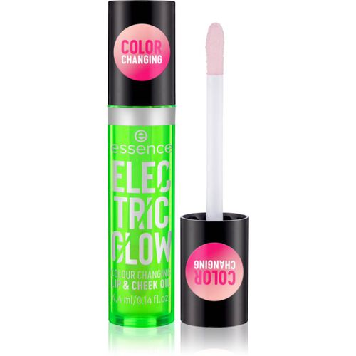 Electric Glow aceite para labios y pómulos 4,4 ml - essence - Modalova