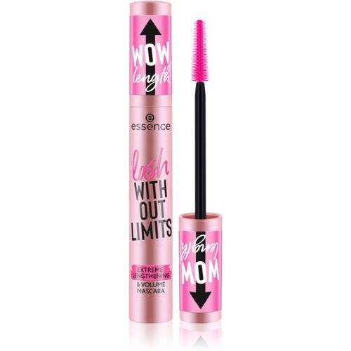 Lash WITHOUT LIMITS EXTREME máscara de pestañas para aportar volumen y longitud tono Black 13 ml - essence - Modalova