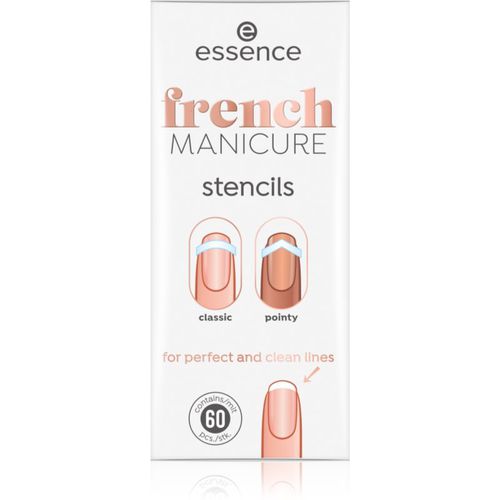 French MANICURE sagome per manicure alla francese 60 pz - essence - Modalova