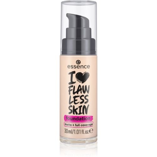 I LOVE FLAWLESS SKIN base de maquillaje cubre imperfecciones con efecto mate tono 10 30 ml - essence - Modalova