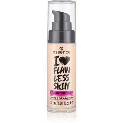 I LOVE FLAWLESS SKIN fondotinta coprente effetto opaco colore 10 30 ml - essence - Modalova