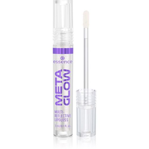 META GLOW MULTI-REFLECTIVE Brillo de labios con efecto holográfico tono 01 Cyber Space 3 ml - essence - Modalova