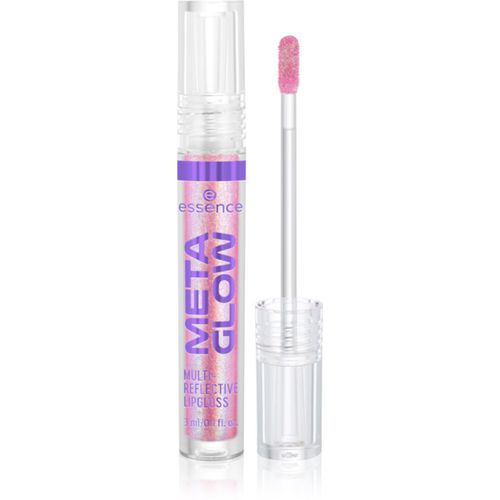 META GLOW MULTI-REFLECTIVE Brillo de labios con efecto holográfico tono 03 Pink Vision 3 ml - essence - Modalova