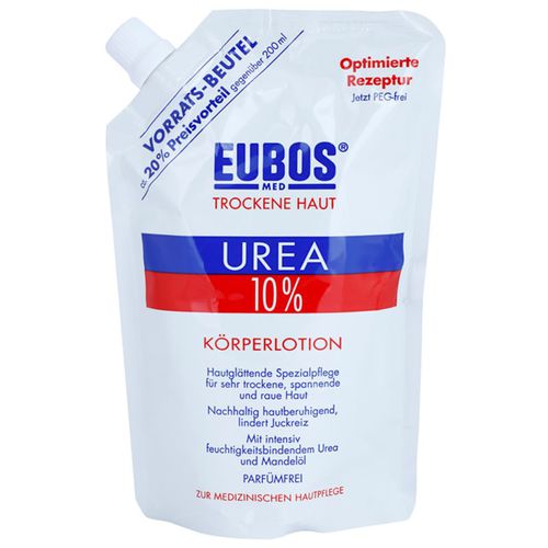 Dry Skin Urea 10% latte idratante corpo per pelli secche anti-prurito ricarica 400 ml - Eubos - Modalova