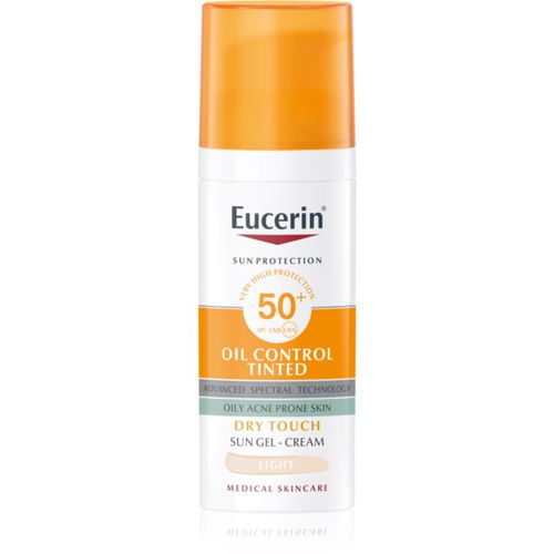 Sun Oil Control Tinted Crema de gel solar SPF 50+ tono Light 50 ml - Eucerin - Modalova