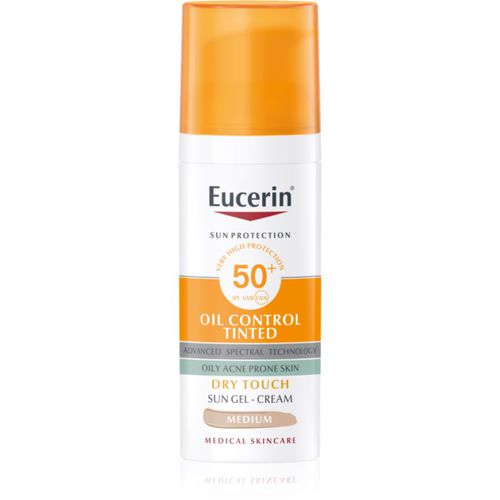 Sun Oil Control Tinted Crema de gel solar SPF 50+ tono Medium 50 ml - Eucerin - Modalova