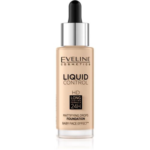Liquid Control Flüssiges Make-Up mit einer Pipette Farbton 015 Light Vanilla 32 ml - Eveline Cosmetics - Modalova