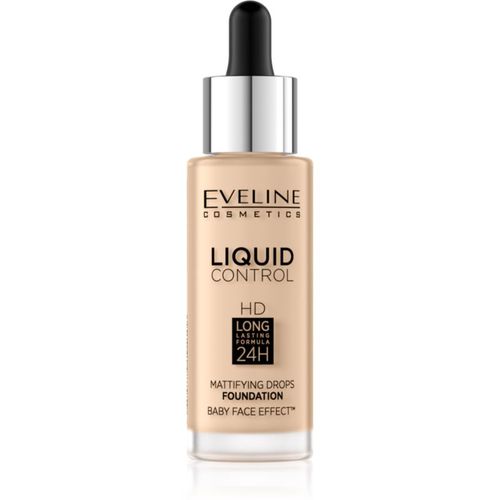 Liquid Control fondotinta liquido con pipetta colore 015 Light Vanilla 32 ml - Eveline Cosmetics - Modalova