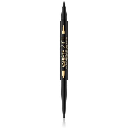 Variété Double Effect eyeliner in penna 2 in 1 colore Ultra Black 1 pz - Eveline Cosmetics - Modalova