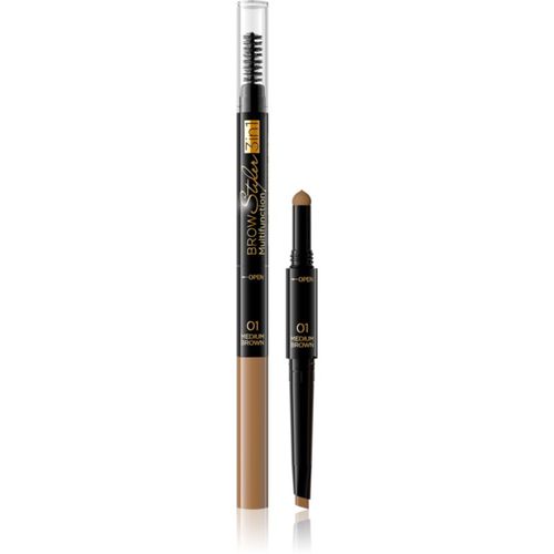 Brow Styler matita di precisione per sopracciglia 3 in 1 colore 01 Medium Brown 1,2 g - Eveline Cosmetics - Modalova