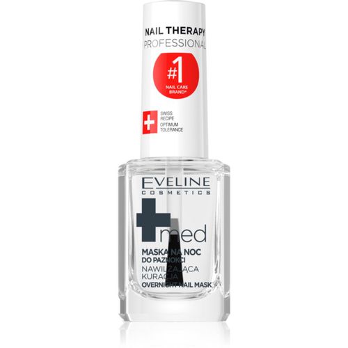 Nail Therapy Med+ mascarilla de noche para las uñas dañadas 12 ml - Eveline Cosmetics - Modalova