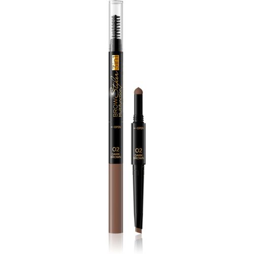 Brow Styler matita di precisione per sopracciglia 3 in 1 colore 02 Dark Brown 1,2 g - Eveline Cosmetics - Modalova