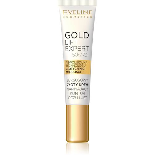 Gold Lift Expert crema lisciante per il contorno occhi e le labbra 15 ml - Eveline Cosmetics - Modalova