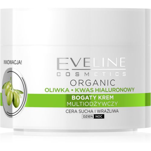 Green Olive feuchtigkeitsspendende Tages - und Nachtcreme mit Anti-Falten-Effekt mit Auszügen aus Oliven 50 ml - Eveline Cosmetics - Modalova