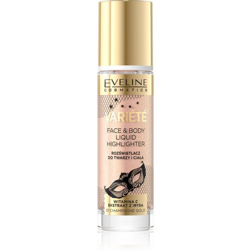 Variété illuminante liquido per viso e corpo colore 01 Sparkling Wine Gold 30 ml - Eveline Cosmetics - Modalova