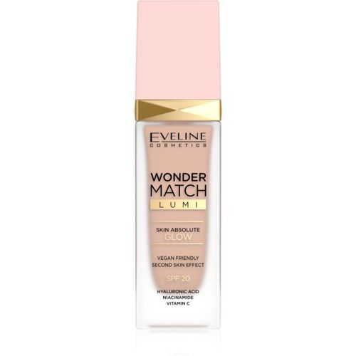 Wonder Match Lumi fondotinta idratante lisciante SPF 20 colore 15 Natural Neutral 30 ml - Eveline Cosmetics - Modalova