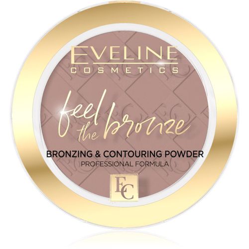 Feel The Bronze cipria abbronzante per contouring colore 01 Milky Way 4 g - Eveline Cosmetics - Modalova