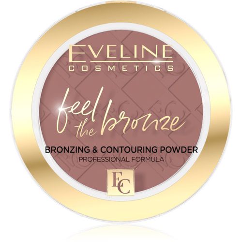 Feel The Bronze cipria abbronzante per contouring colore 02 Chocolate Cake 4 g - Eveline Cosmetics - Modalova