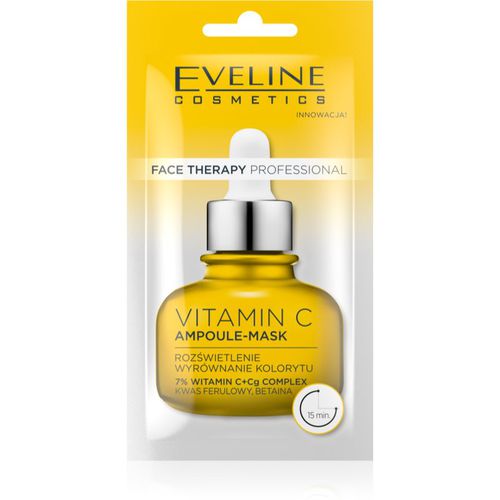 Face Therapy Vitamin C mascarilla textura crema para iluminar la piel 8 ml - Eveline Cosmetics - Modalova