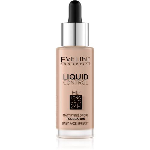 Liquid Control fondotinta liquido con pipetta colore 025 Light Rose 32 ml - Eveline Cosmetics - Modalova